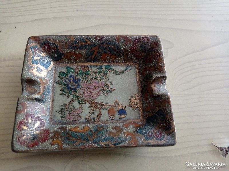 Sale!! 12X10 cm oriental pattern ashtray marked piece