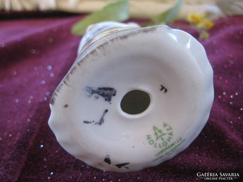 Hollóháza porcelain, Mezőkövesd lady, 11 cm