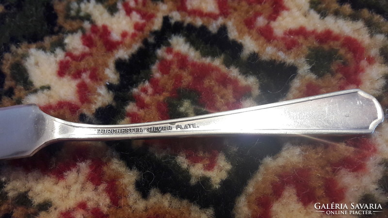 Antik ezüstözött kaviár kés (L2727)