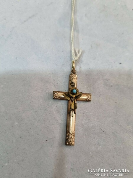 Gilded crucifix pendant