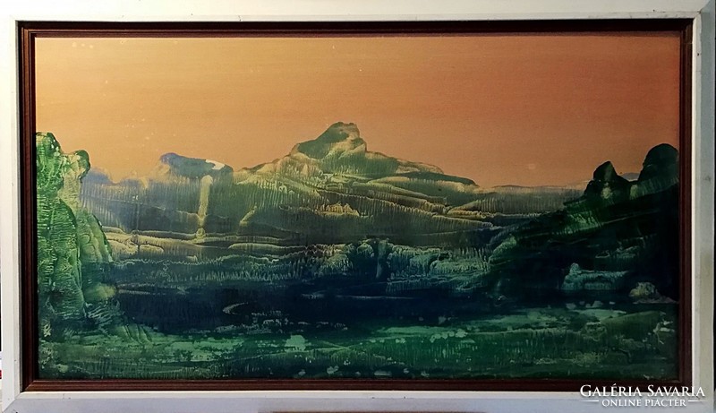 2 darab nagyméretű, mesés olajfestmény, egy áráért ( 90 x 50 )