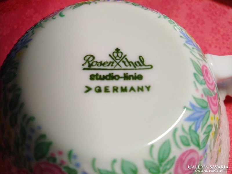 Rosenthal porcelán csésze pótlásnak, 3 darab