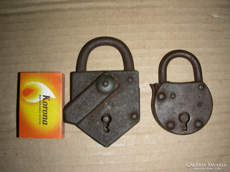 2 Antique padlocks