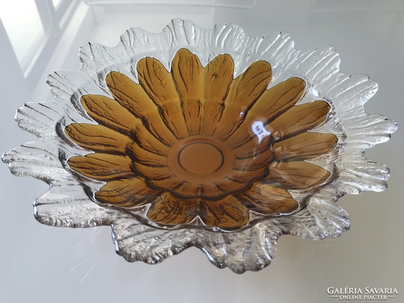 Finnish glass bowl, 30 cm diameter