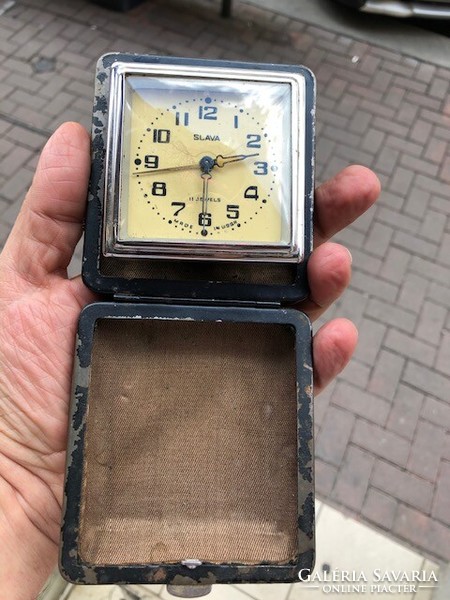Slava travel watch, 50s, excellent piece for collectors.