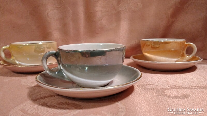 Industrial coffee cup + saucer - 3 pcs