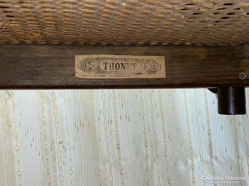 Thonet reed bench