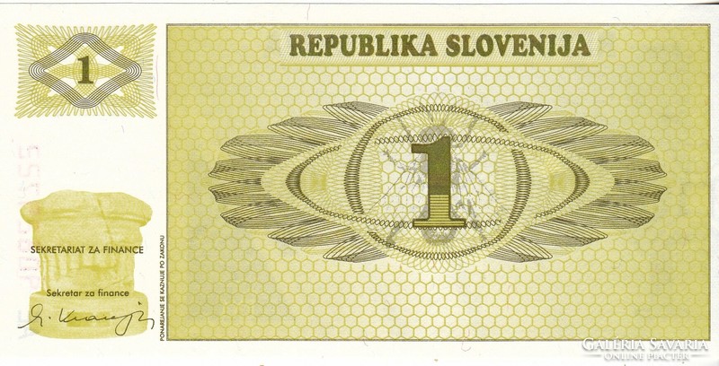 Szlovénia 1 tolar 1990 UNC