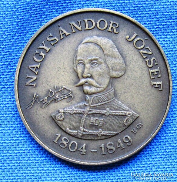 Arad Martyrs Sándor József bronze commemorative medal 42.5 mm, 1987. György Bognár