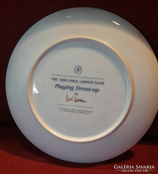 Fabulous porcelain plate, children's decorative plate (l2589)