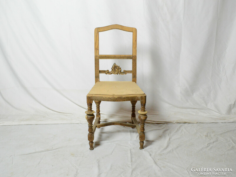 Antik Bécsi Barokk  szék 2db (csiszolt, restaurált)