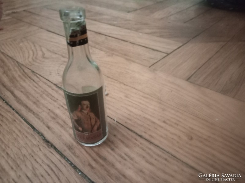Special mini glass bottle with Hitler's portrait