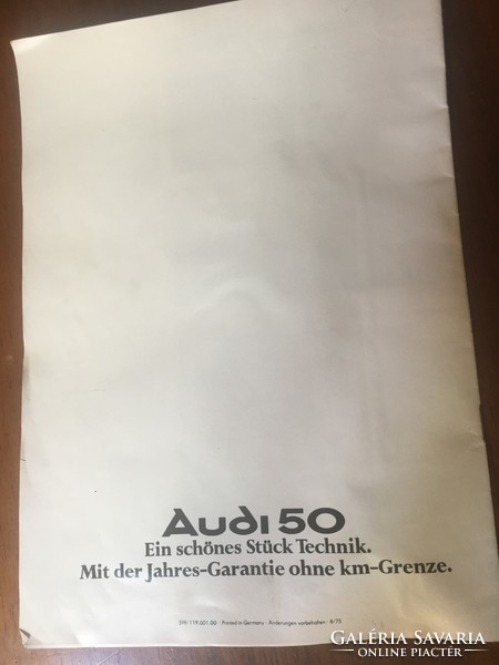 Audi 50GL  (német nyelvű katalógus)