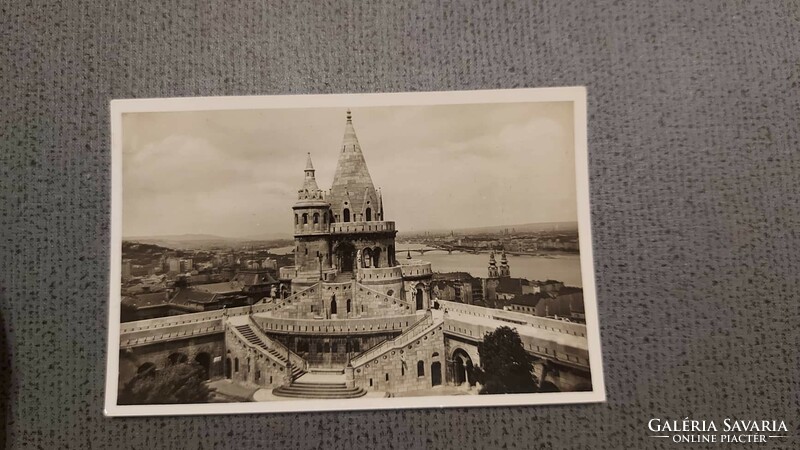 1936. Annual postcard Fisherman's Bastion Budapest