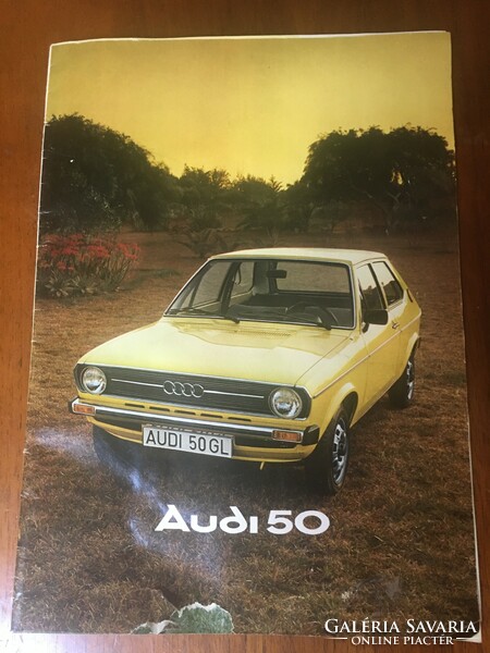 Audi 50GL  (német nyelvű katalógus)