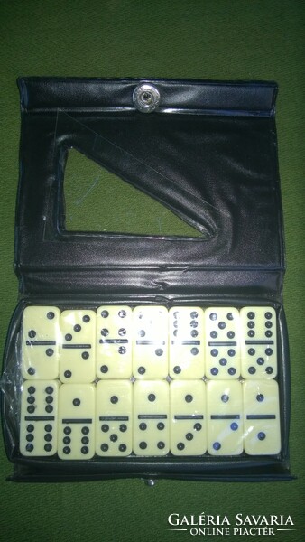 Travel dominoes with case - for holidays, anywhere 106x72 mm - great as a gift