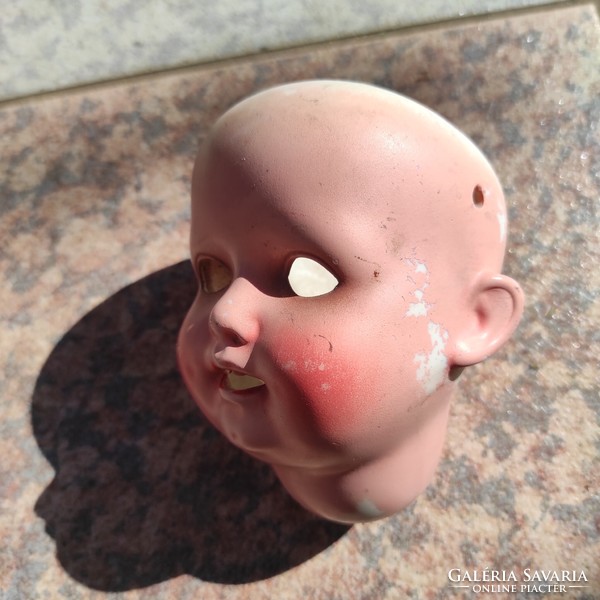Antik porcelán biszkvit fejű baba , csak a fej .Köppepsdorf  jelzett.