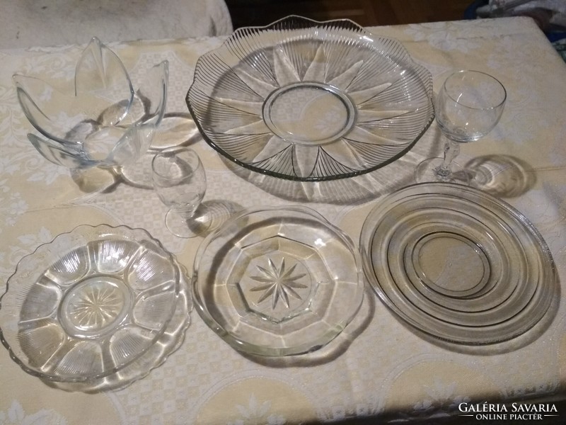 Very nice glass products are also portable old pieces