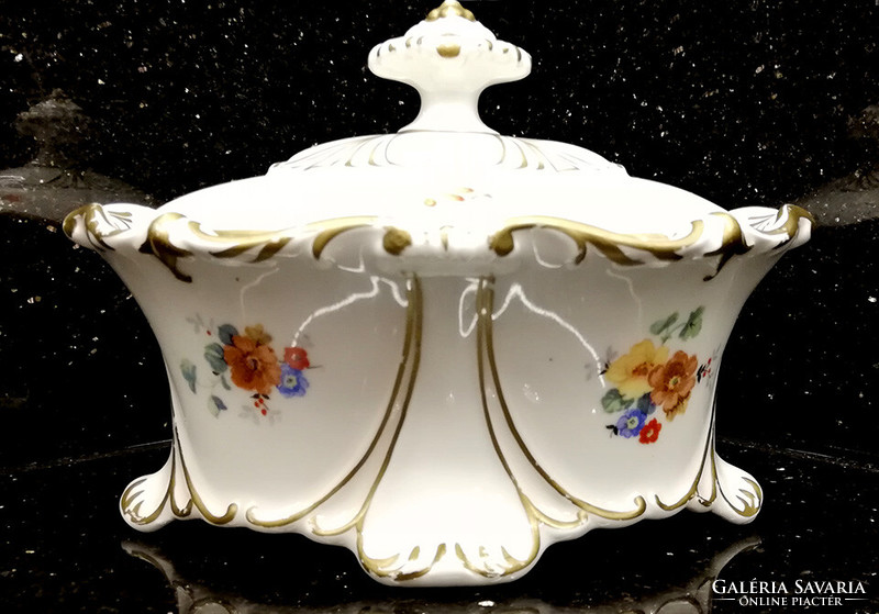 Antique German porcelain bonbonier