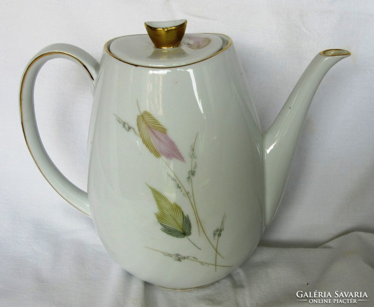 Bavaria porcelán teás, kávés kanna, jelzett 19,5  cm magas.
