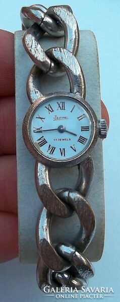 Isoma rhodium-plated women's wristwatch