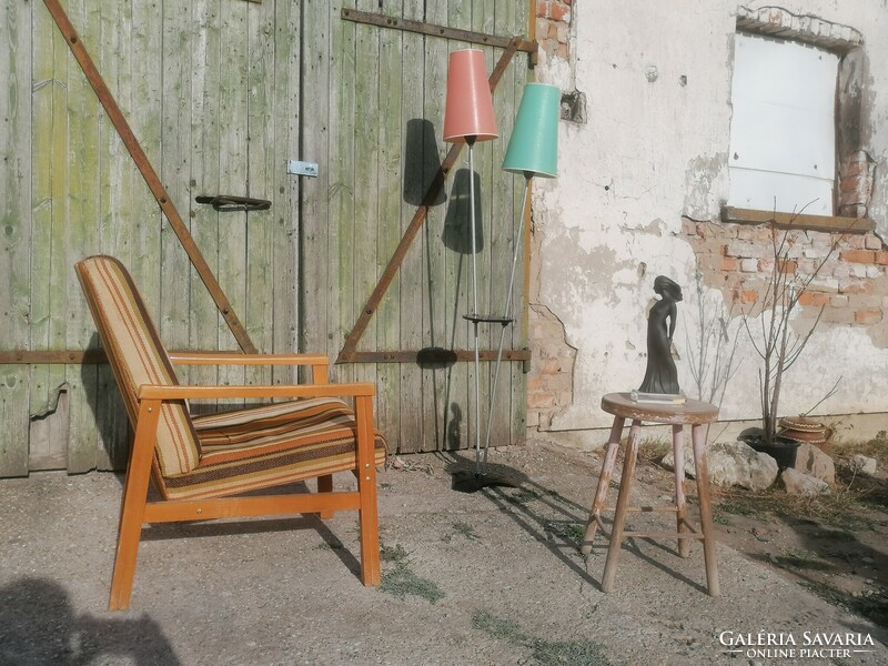 Menő dán dizájn fotel Vintage-lounge-chair-by-Interier-Praha-Czechoslovakia-1960s