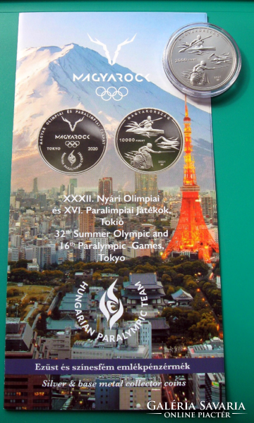 2021 – XXXII. Nyári Olimpiai és XVI. Paralimpiai Játékok - Tokió – 2000 Ft - kapszulában + ismertető