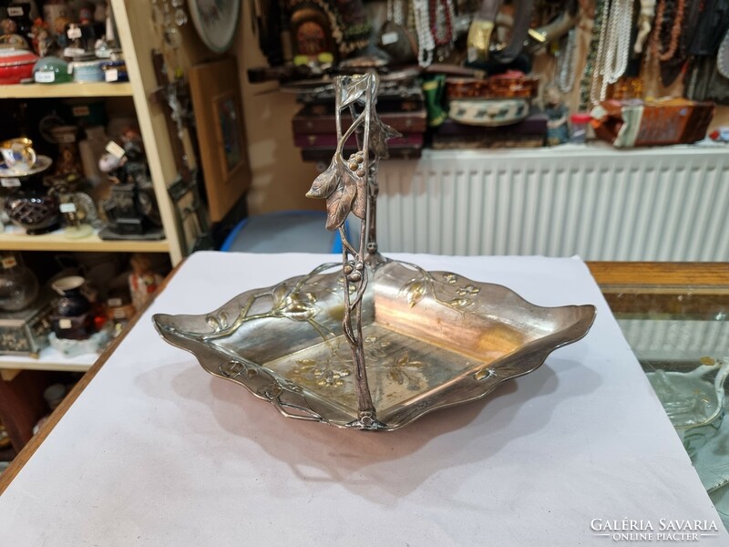 Old silver plated copper bowl