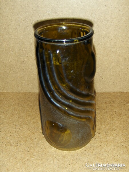 Retro glass vase 21 cm (1/d)