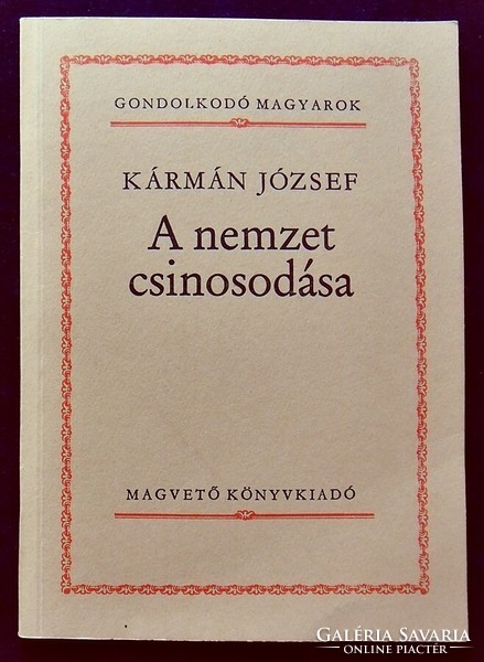 József Kármán: the beautification of the nation