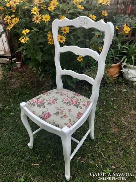 Provence style chairs, repainted and upholstered