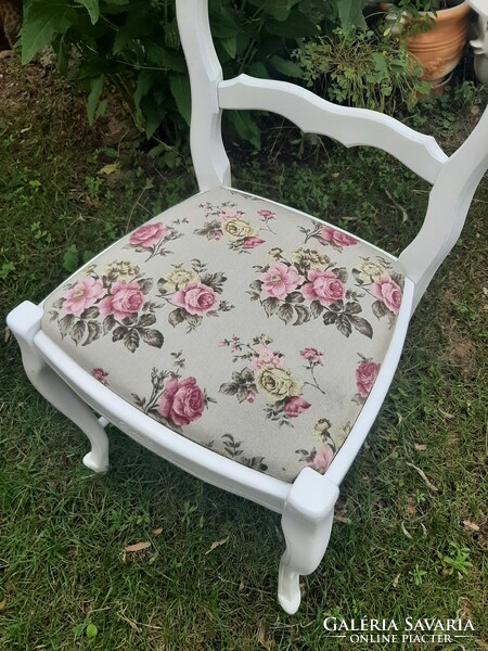 Provence style chairs, repainted and upholstered