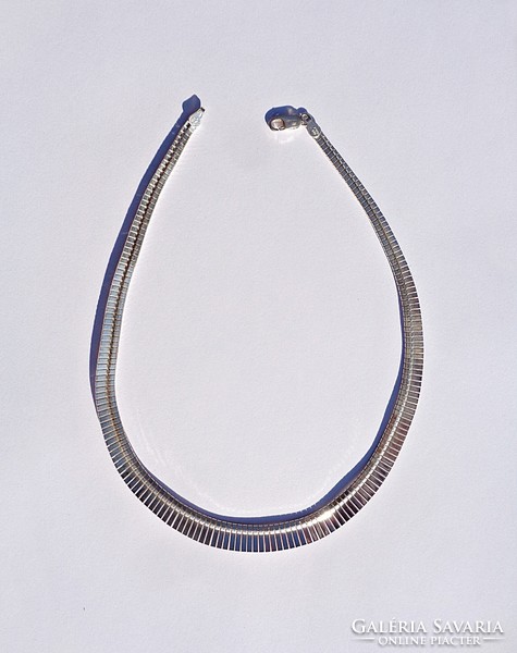 42 Cm. Long silver necklace
