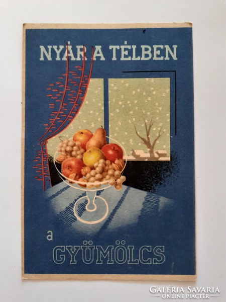Old postcard fruit propaganda postcard
