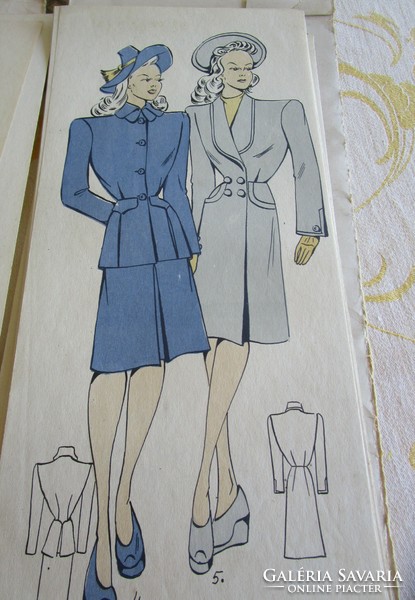 1947 Capable illustrated fashion magazine catalog Taylor contemporary advertising propaganda