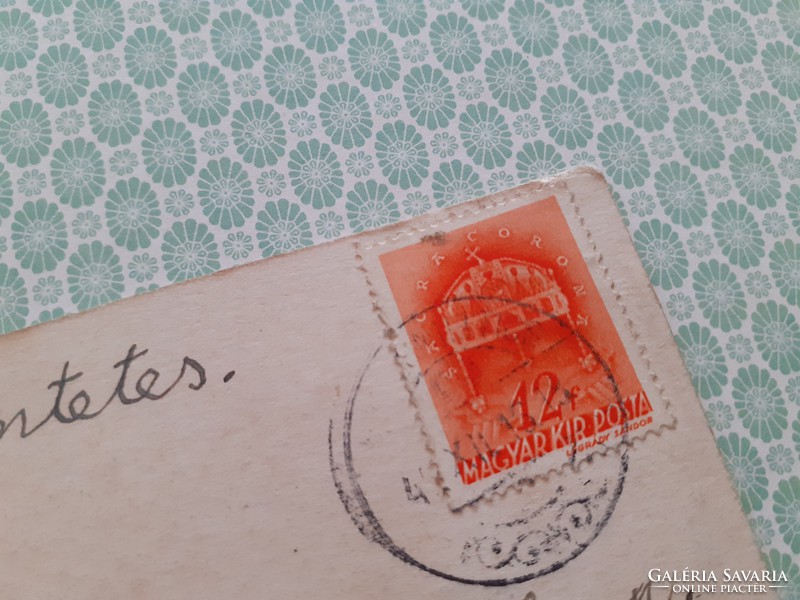 Régi képeslap 1942 népviseletes levelezőlap