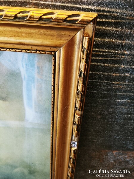 48X57 cm antique picture frame, 3-4 errors in the pictures to be corrected, frame size in the picture