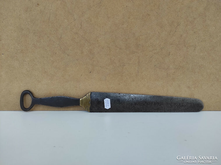 Antik fenőkés fenő kés konyhai eszköz vas réz 993 5830
