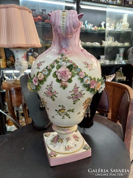 Antique Meissen floor vase