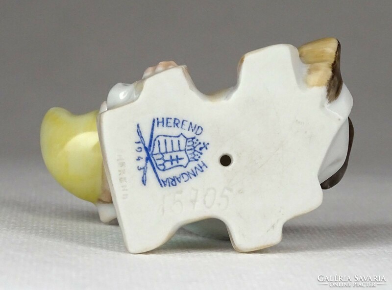 1F604 Herendi porcelán törpe 7 cm 1943