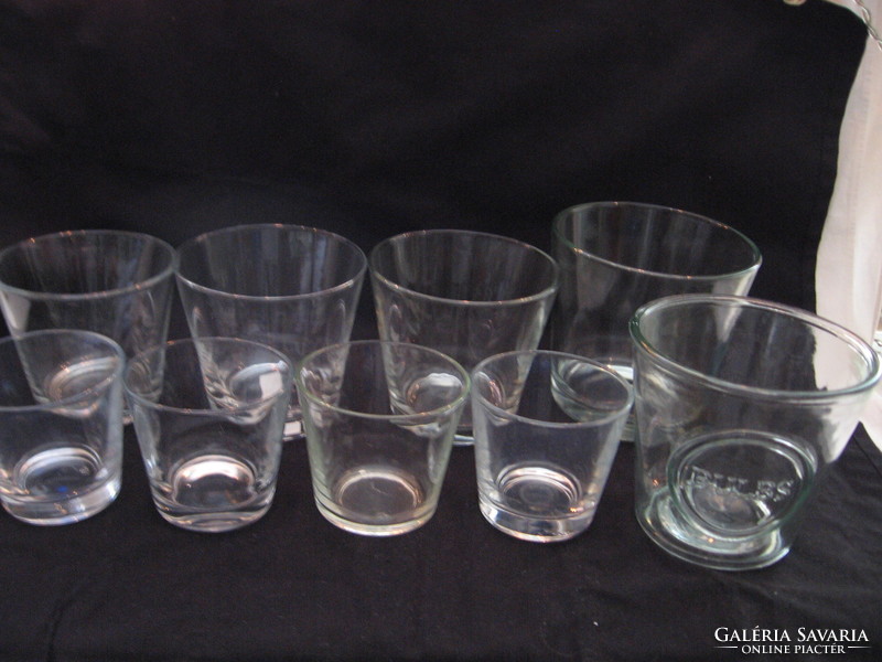 Pack of 8 candle holders, storage, bowls, vases, decor glass