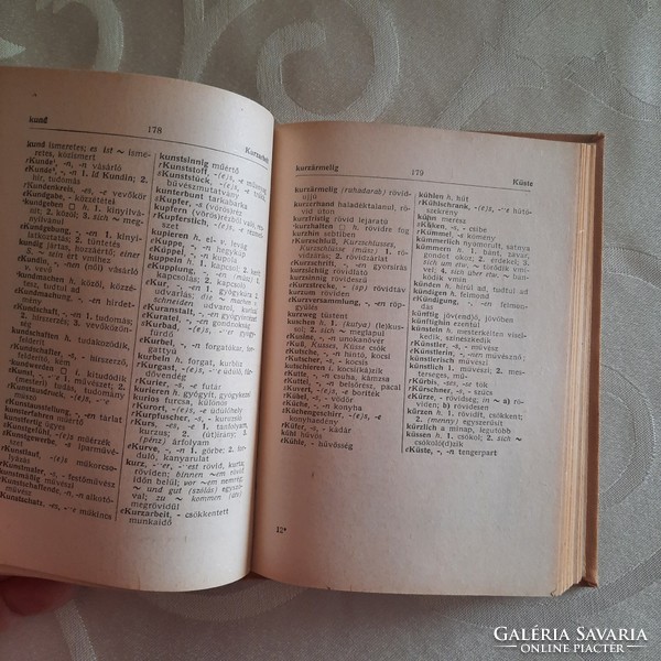 Halász predecessor: Hungarian-German and German-Hungarian dictionary academic publishing small dictionary series 1965