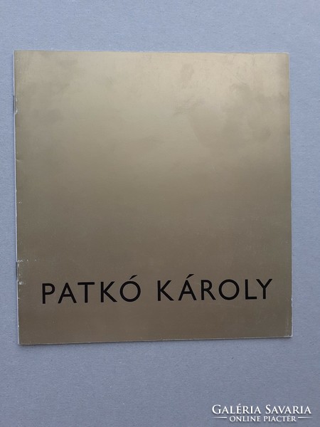 Patkó Károly - katalógus