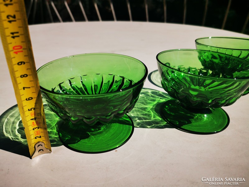 Emerald green ice cream set