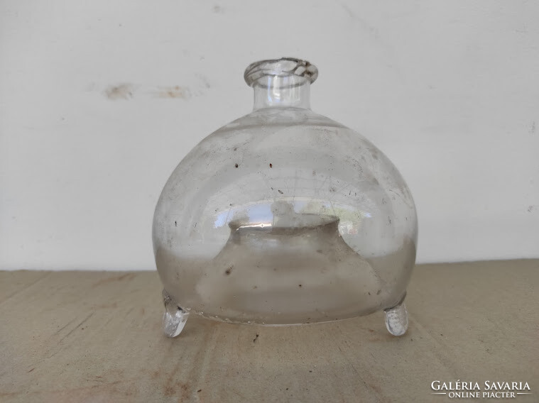Antique fly catcher fly catcher blown glass bottle 5844
