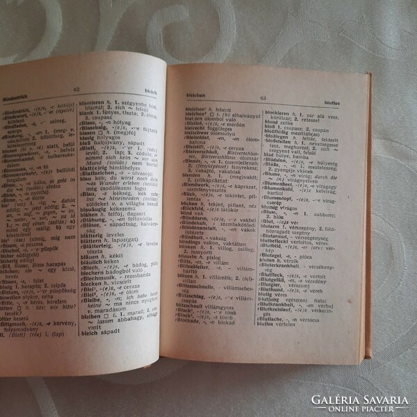 Halász predecessor: Hungarian-German and German-Hungarian dictionary academic publishing small dictionary series 1965