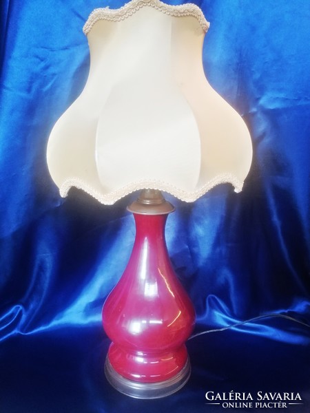 Asztali lámpa porcelán testü