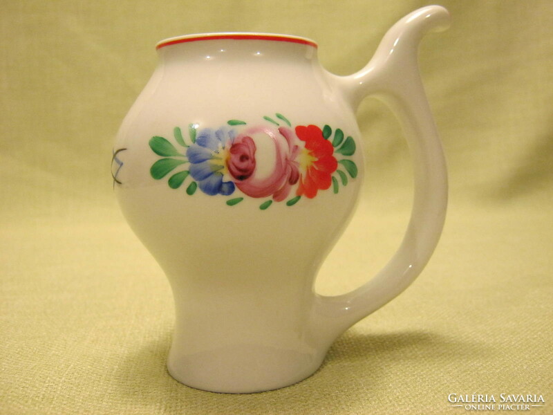 Hollóháza porcelain tumbler mug cure glass