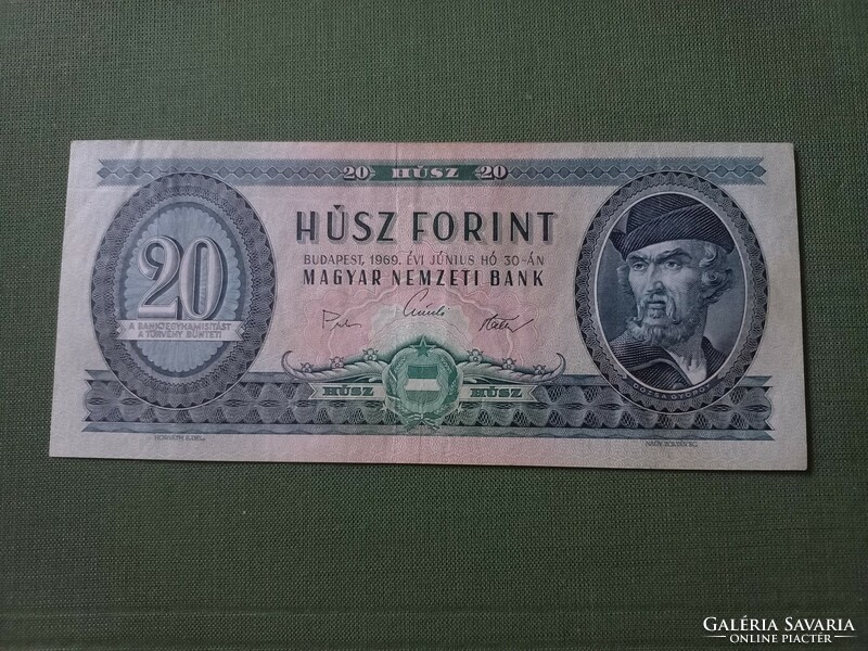 20 forints from 1969