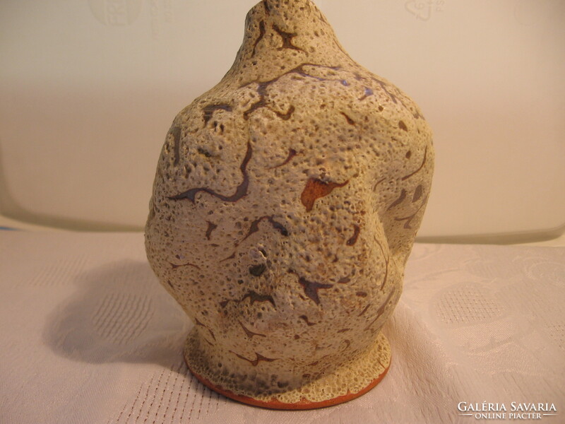 Signed studio ceramic vase